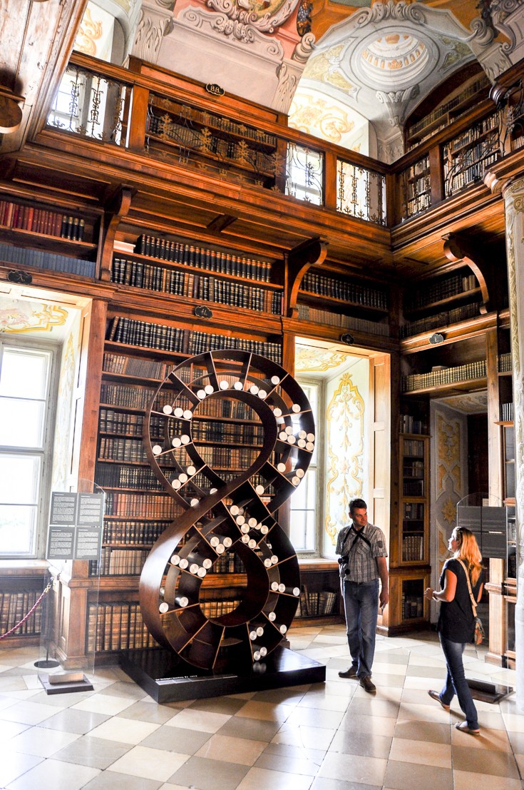 Бібліотека бенедиктинського монастиря в Мельку, Нижня Австрія