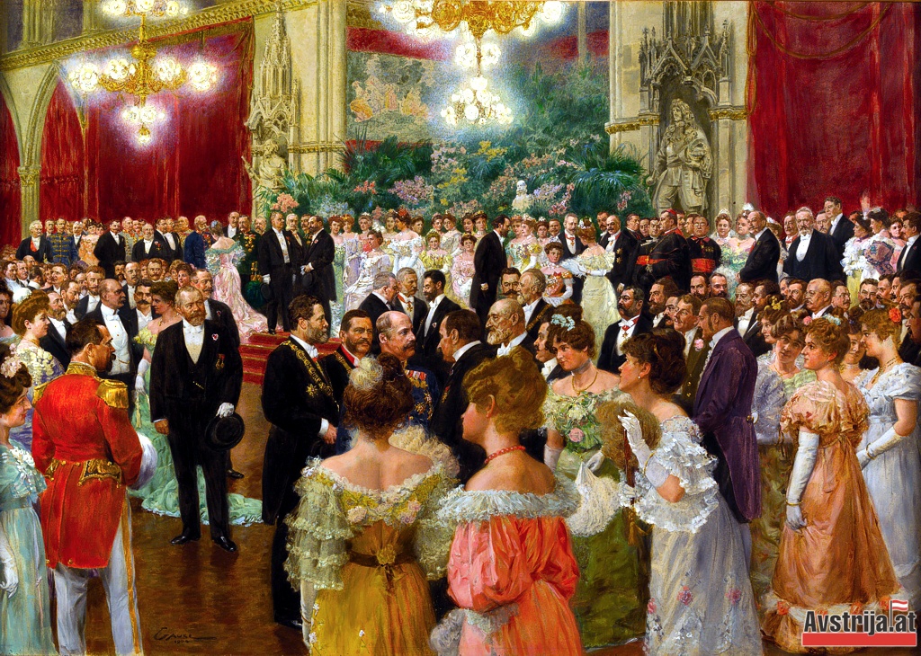 Венский оперный бал в 1904 году.