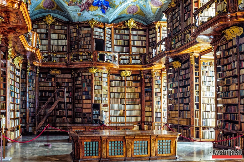 Библиотека монастыря Санкт-Флориан, Верхняя Австрия