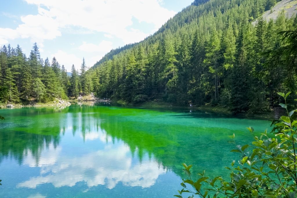 Зелене озеро в Штирії, Австрія