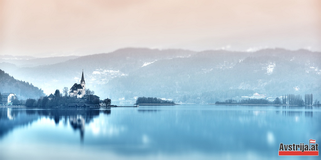 Сказочно красивое озеро Вёртер-Зе в Австрия