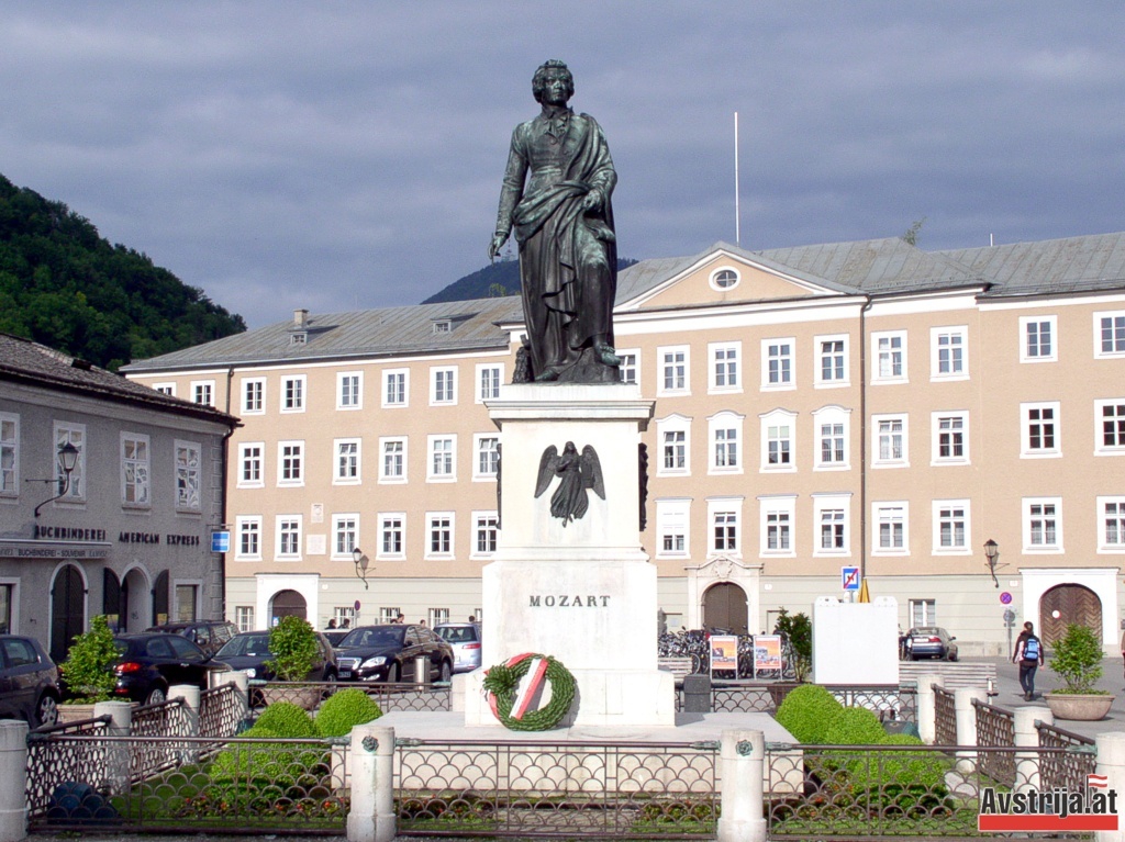Памятник Моцарту, Зальцбург